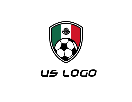 soccer inside mexico shield Logo