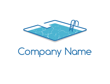 swimming pool logo