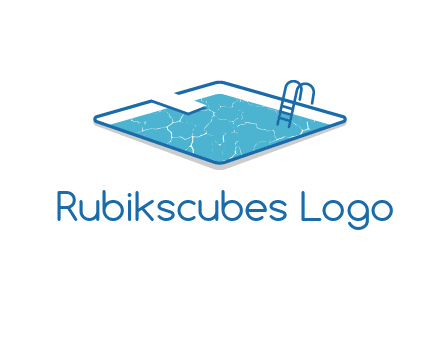 swimming pool logo