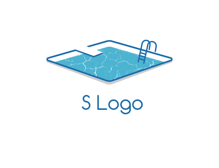 swimming pool logo