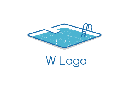 swimming pool logo