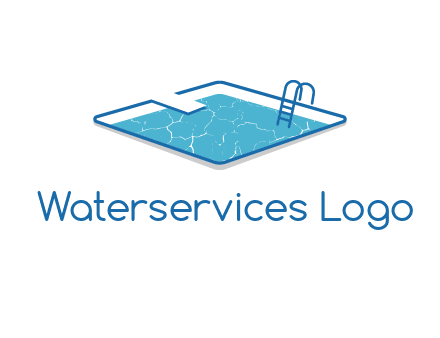 swimming pool logo