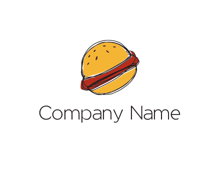 titled burger in a fast food logo