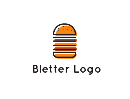 double decker burger logo