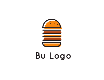 double decker burger logo