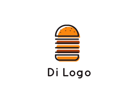 double decker burger logo