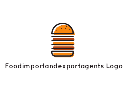 double decker burger logo