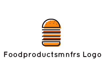 double decker burger logo