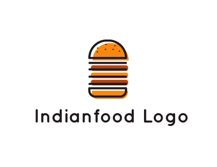 double decker burger logo