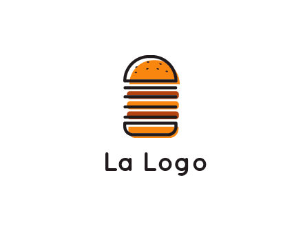 double decker burger logo