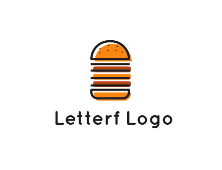 double decker burger logo