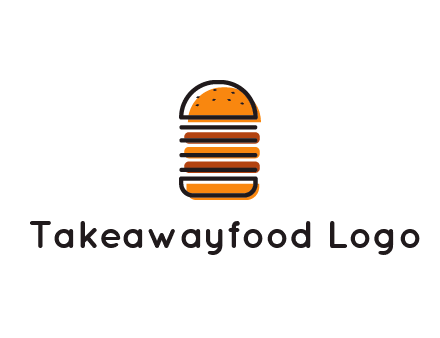 double decker burger logo