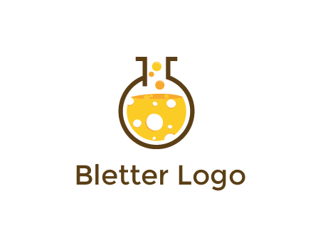 drink bubbling in flask logo