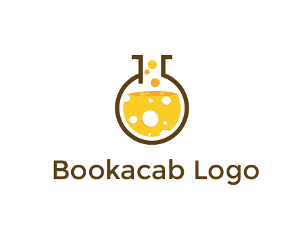 drink bubbling in flask logo