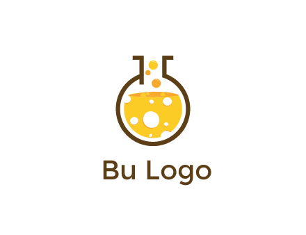 drink bubbling in flask logo