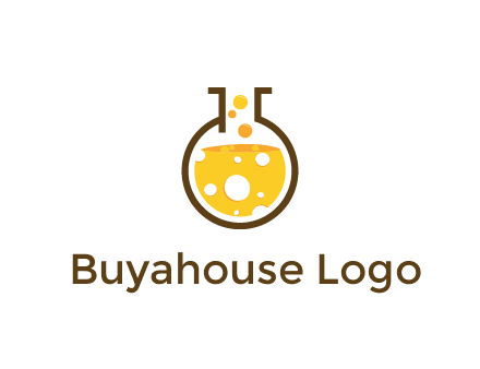 drink bubbling in flask logo