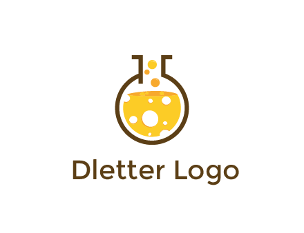 drink bubbling in flask logo