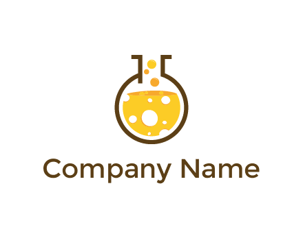 drink bubbling in flask logo