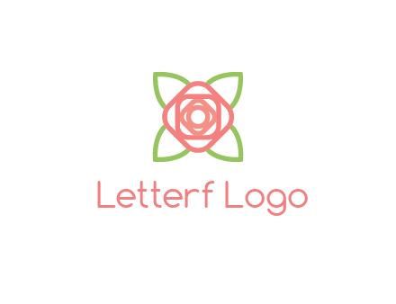 rose icon for a floral logo