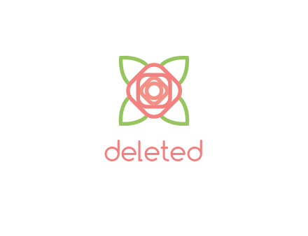 rose icon for a floral logo