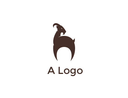 goat logo for a farm