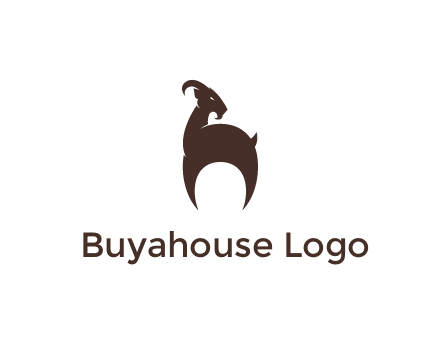 goat logo for a farm