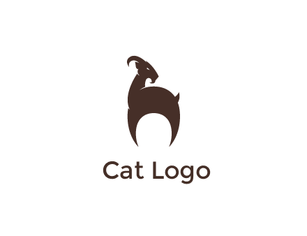 goat logo for a farm