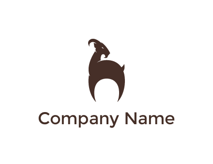 goat logo for a farm