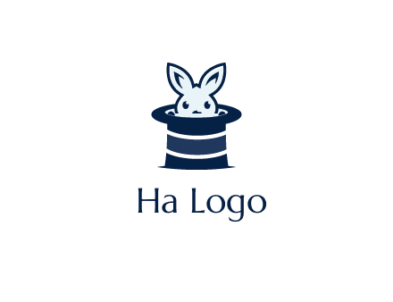 rabbit in a magician's hat icon