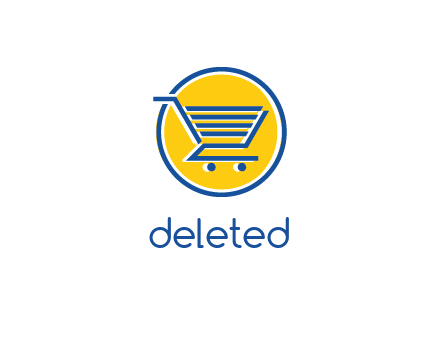 round retail logo showing a shopping cart