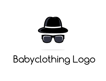 sunglasses and hat logo