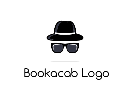 sunglasses and hat logo