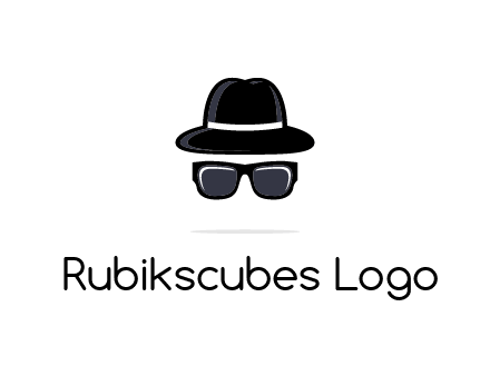 sunglasses and hat logo