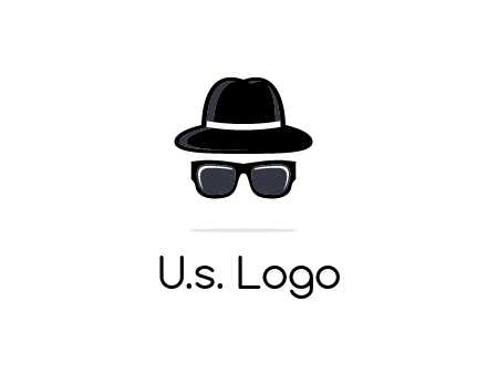 sunglasses and hat logo