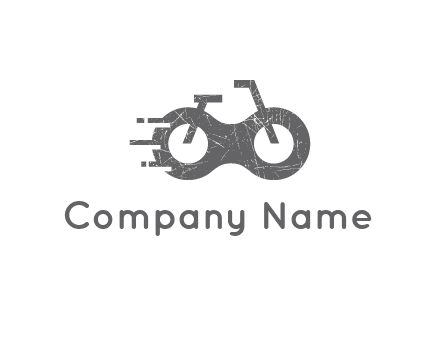 bike or glasses logo