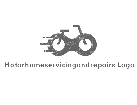 bike or glasses logo