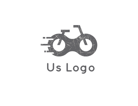 bike or glasses logo