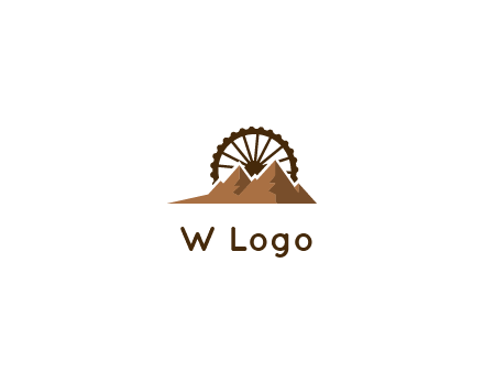 wheel behind the mountains logo