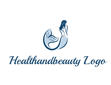 spa logo showcasing a mermaid