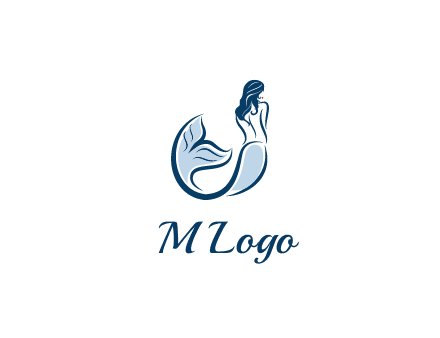 spa logo showcasing a mermaid