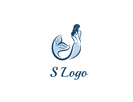 spa logo showcasing a mermaid