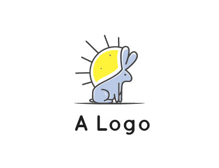 rabbit blocking the sun logo