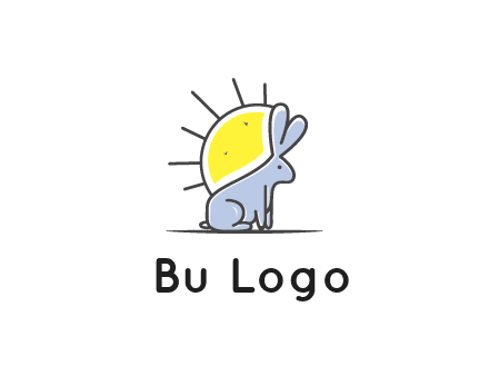 rabbit blocking the sun logo