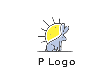 rabbit blocking the sun logo