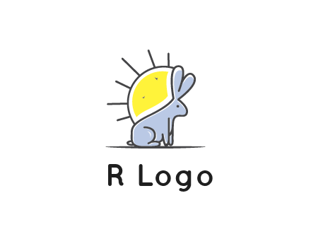 rabbit blocking the sun logo