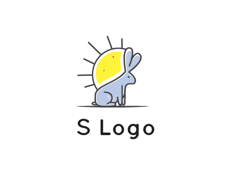 rabbit blocking the sun logo