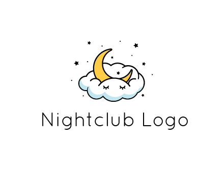 nursery furniture logo showing the moon and cloud napping