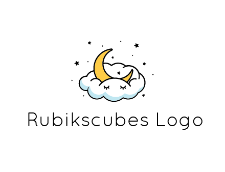 nursery furniture logo showing the moon and cloud napping