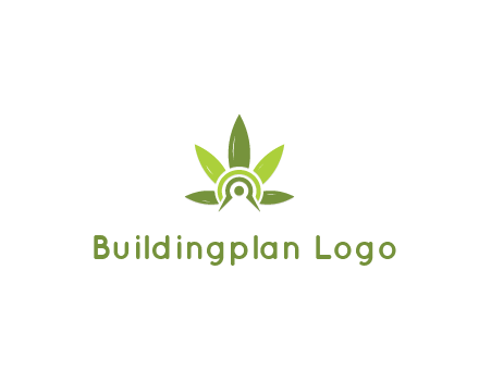 elaborate leaves decor logo