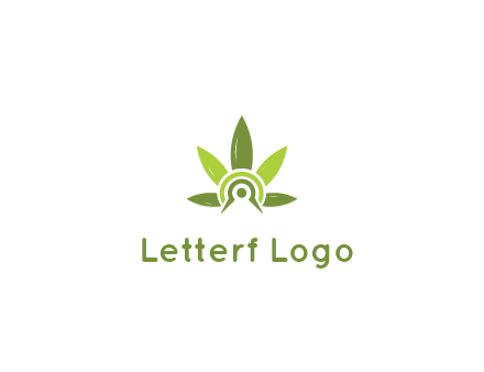 elaborate leaves decor logo